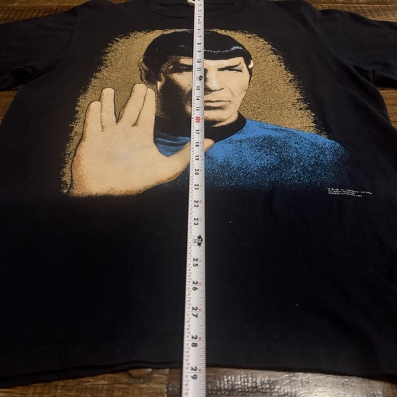 Star Trek Spock 1991 Tee Single Stitch‎ Changes Licensed USA L Vintage - Picture 6 of 7